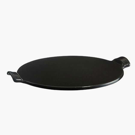 Pierre à pizza rainurée Émile Henry – Rouge – Ø37 cm