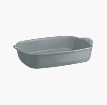 Plat rectangulaire Émile Henry – Perle – 36 x 23 cm