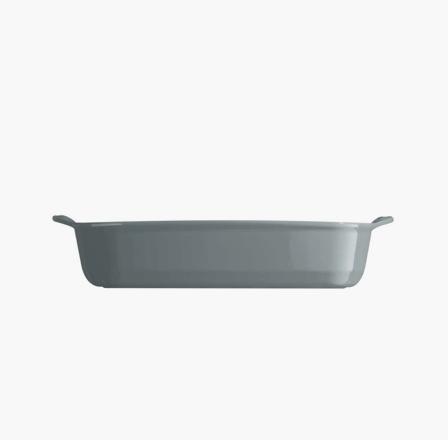 Plat rectangulaire Émile Henry – Perle – 36 x 23 cm
