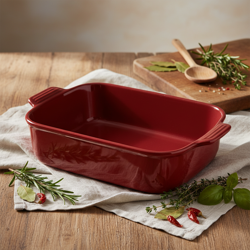 Emile Henry Rectangular Dish – Grand Cru – 22 x 14 cm