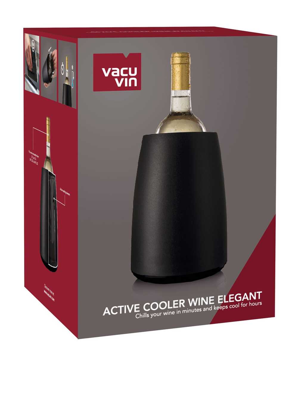 Rapid Wine Cooler Élégant – Noir