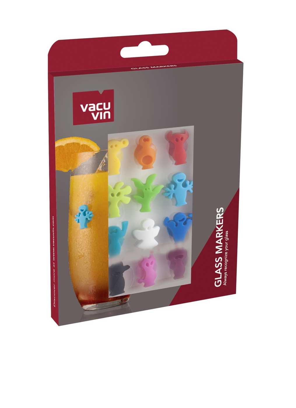 Marqueurs en verre Party People – Set de 12