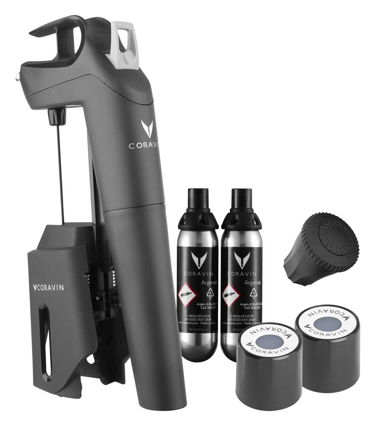 CORAVIN Three+ – Système de dégustation du vin sans débouchage