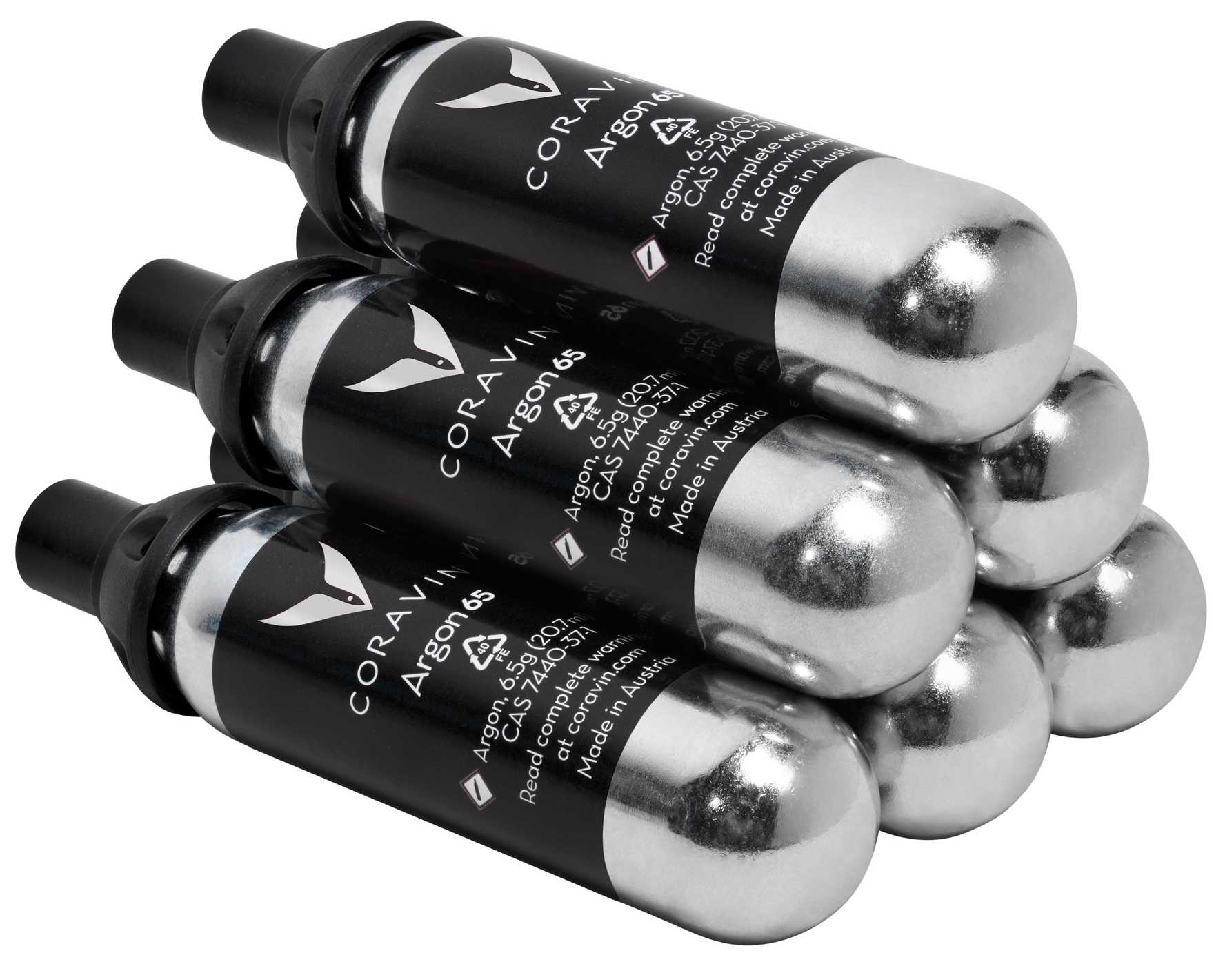 CORAVIN Capsules d'argon – Pack de 6