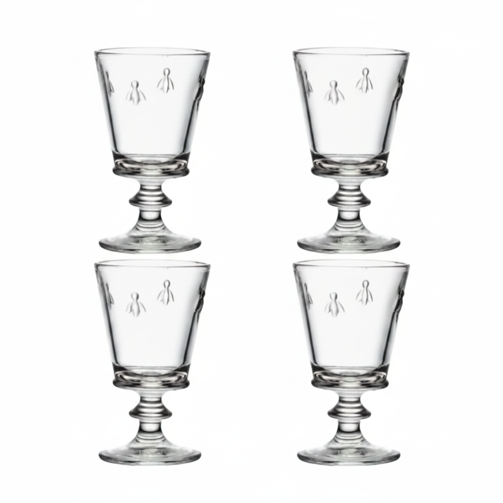 La Rochère Stemmed Glasses – Abeille Model – 24 cl – Set of 4